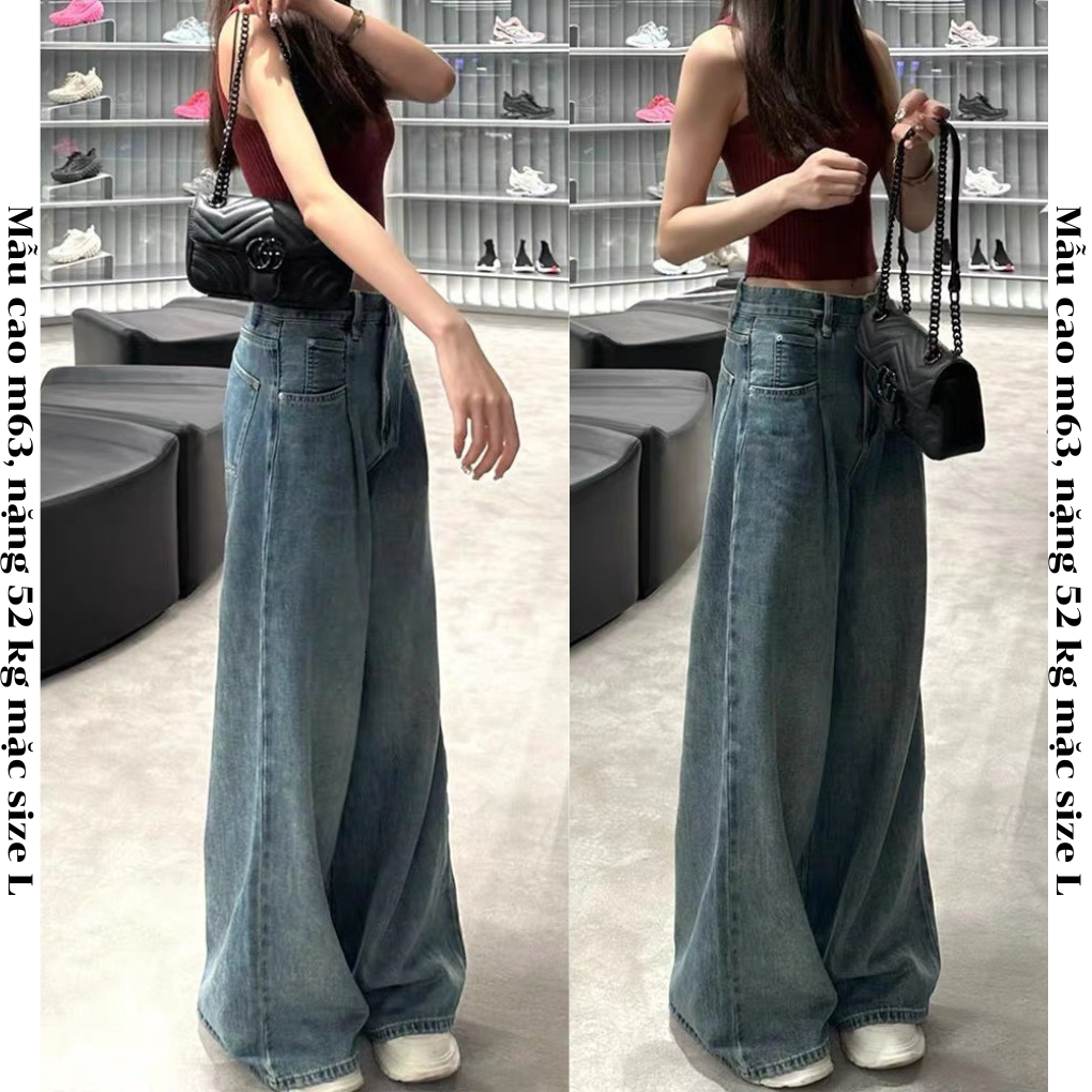 Quần Jean Ống Rộng 247Store Nhiều Màu Quần Bò Ống Suông Unisex Đi Học Đi Làm Back to School | BigBuy360 - bigbuy360.vn