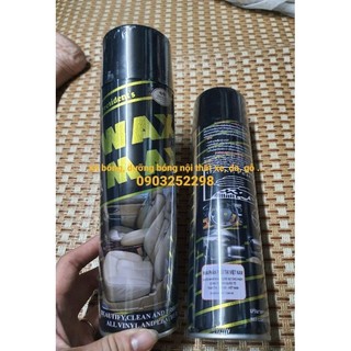 Com bo 2 chai Xịt bóng da, gỗ ,nhựa , xịt dưỡng da , bóng da...gia đình , táp lô xe
