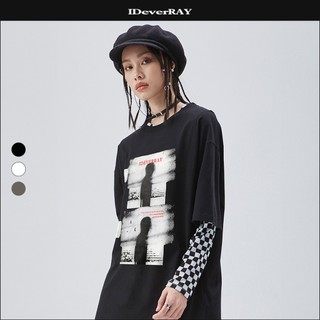 Áo thun unisex cao cấp chính hãng IDEVERRAY Shadow form oversize chất cotton 200gsm