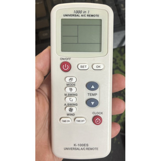 (HÀNG CHÍNH HÀNG) Điều khiển điều hòa đa năng K100ES HUICHENG (XỊN) -BH 3 tháng lỗi đổi mới