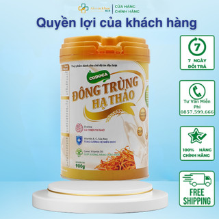  Sữa Đông Trùng Hạ Thảo Codoca Cho Người Già - Bổ Sung Canxi Tăng Đề Kháng Cải Thị Trí Nhớ 
