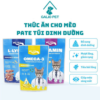 Pate cho Mèo mọi lứa tuổi Mr.Vet bổ sung dinh dưỡng, túi 70g