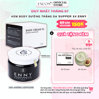 Kem Body X4 ENNY 2024 Trắng Da Dưỡng Ẩm Chống Nắng Toàn Thân 150gram
