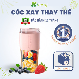 Cối thủy tinh thay thế 450ml và cốc thuỷ tinh thay thế cho máy xay sinh tố cầm tay JUICER