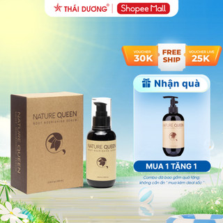 Serum NATURE QUEEN giúp mọc tóc 100ml TẶNG 1 dầu gội Nature Queen 480ml - Sao Thái Dương
