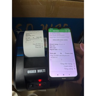 Máy In Nhiệt Kết Nối Bluetooth 58 Chuyên In Qua Ứng Dụng ViettelPay