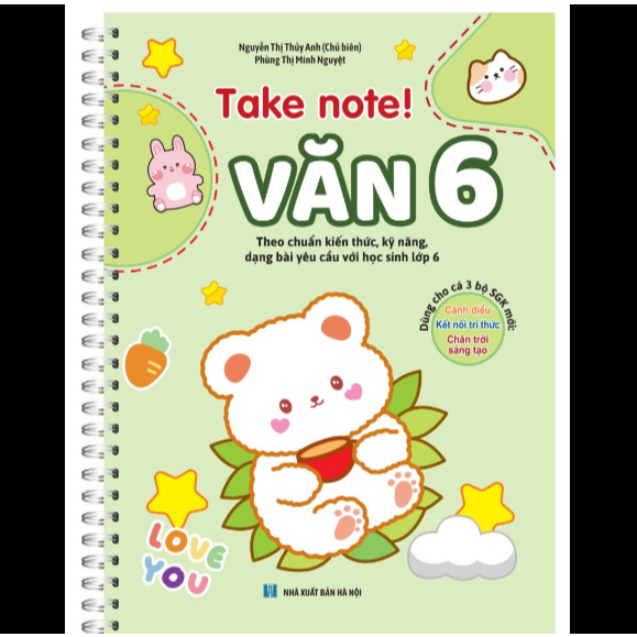Sách - TAKE NOTE! Văn 6 (có lò xo) (dùng cho 3 bộ SGK mới)