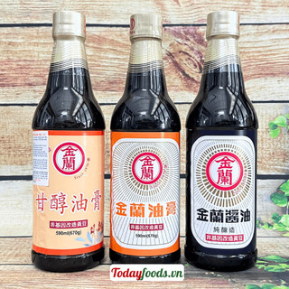 Nước tương kim lan nguyên vị / đặc ngọt / đặc mặn 490ml