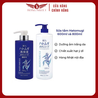 Sữa tắm trắng da hatomugi hạt ý dĩ 800ml