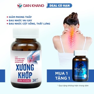 Viên Uống Chống Nhức Mỏi Xương Khớp, Tăng Cường Sức Khoẻ Xương Khớp Dân Khang Hộp 30 Viên Nén