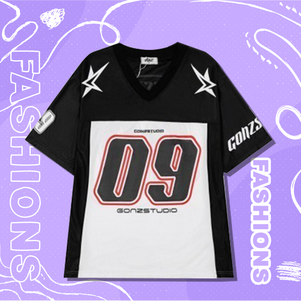 Áo Phông Nam số 09 Cổ Tym Chất Liệu Cotton 100% Form Rộng OverSize, Áo Thun số 09 Phối Bóng Rổ Karants Local Brand AT003