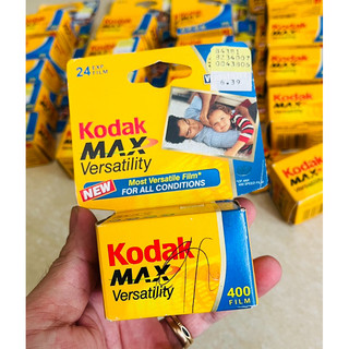 Kodak Max Versatility 400 date 3/2008 24exp một hộp giấy có 1 cuộn (hộp lẻ) film 35mm phim outdate hết hạn