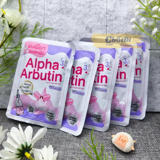   Chuẩn Thái  Vỉ 10 Viên Bột Kích Trắng Kyra Alpha Arbutin 3 Plus Hya Gluta Bản Mới Chống UV Giúp Da Căng Bóng Gấp 3 Lần 