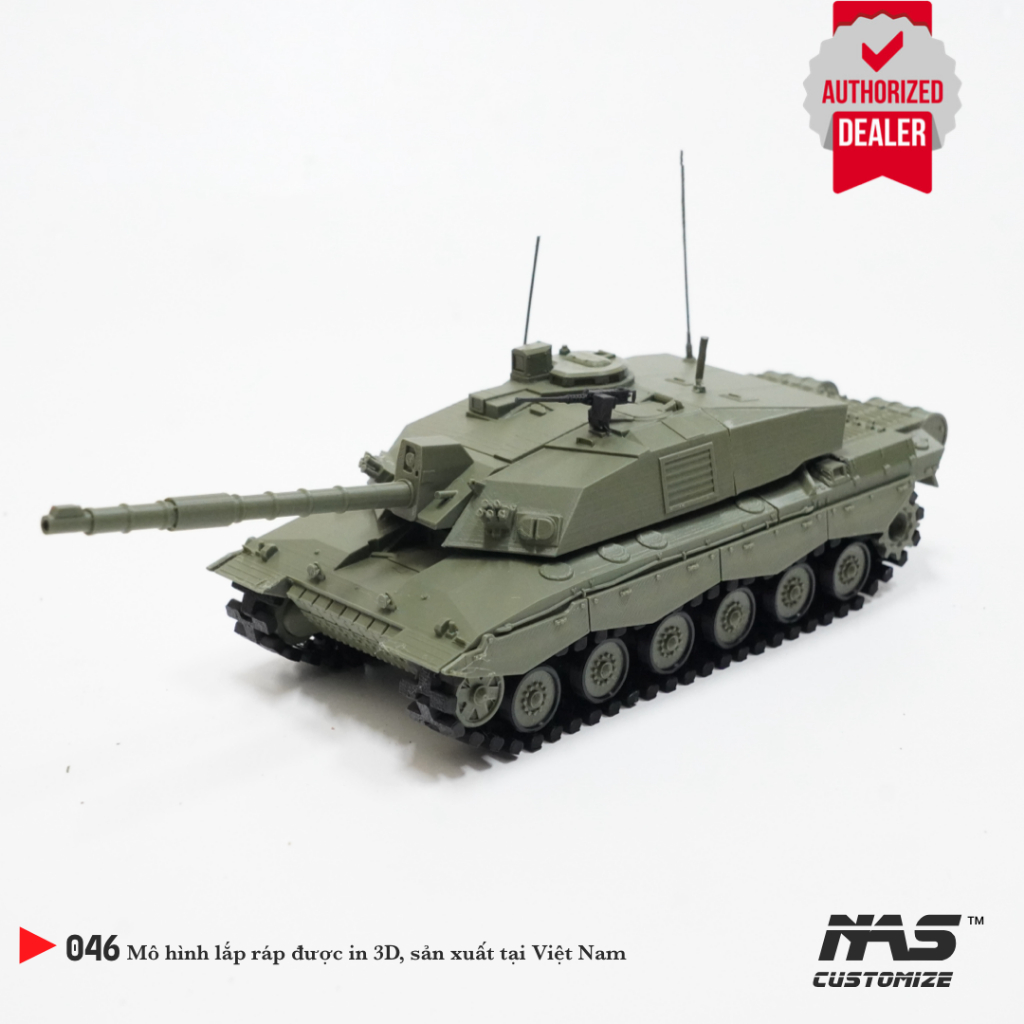 [NAS] Mô hình lắp ráp xe tăng Anh Challenger 2 1/48, Mô hình xe tank Challenger 2, tỉ lệ 1:48