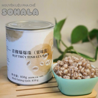 Hạt Thủy Tinh (hạt nổ củ năng, hạt nổ lúa mạch) Hui Leng 850g (mẫu mới)