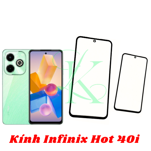 Kính ép trên màn hình dành cho Infinix Hot 40i, kính ép dành cho infinix hot 40i