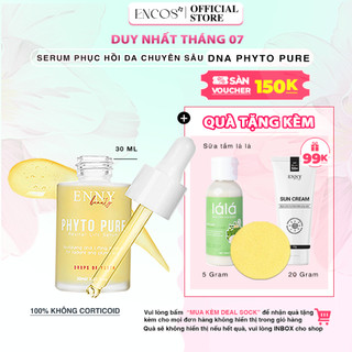 Serum Giảm Mụn Trắng Da Dưỡng Da Giảm Thâm Nám Giảm Tàn Nhang Phyto Pure DNA ENNY 30Ml Tặng 3 quà
