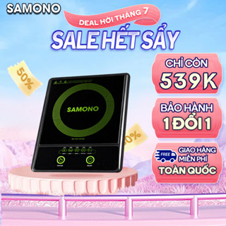 (BH 1 Năm)Bếp điện từ 2000W 5 chế độ nấu, tắt thông minh, chống nước 3D chống trượt mặt kính dày dặn, dễ vệ sinh