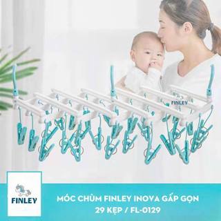 Móc xếp phơi đồ 29 kẹp siêu tiện lợi, gọn gàng