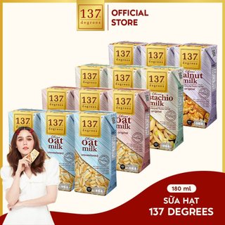 [COMBO 4 LỐC 180ML] Sữa Hạt 137 Degrees Thái Lan Healthy Dinh Dưỡng Nhiều Vị Lựa Chọn