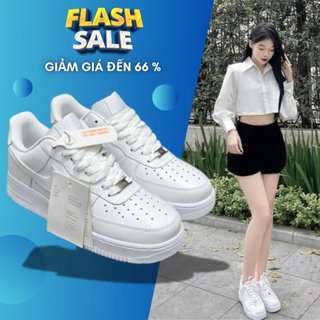 Giày thể thao af1 trendluxe sneaker trắng nam nữ