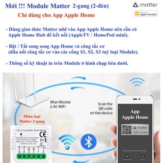 Module công tắc thông minh Wifi / Zigbee, App Tuya Smart Life, Apple Home, Home Assistant -