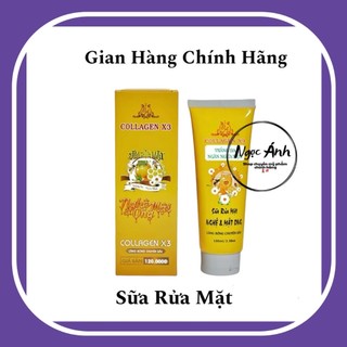 Sữa rửa mặt collagen x3 đông anh chính hãng