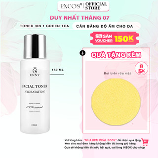 Toner Green Tean ENCOS 3In1 Xịt Khoáng Mặt Nạ 3 Trong 1 100ML