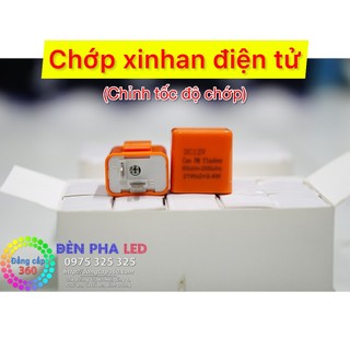 Cục Chớp xi nhan dùng đèn led - chỉnh được tốc độ chớp - Relay xinhan - chớp XN