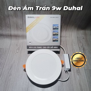 Đèn Led Downlight Âm Trần Panel Duhal 9w siêu mỏng driver rời lỗ khoét 130 KDGT509 Đổi Màu