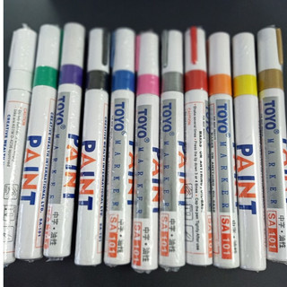 Bút sơn toyo paint marker sa101 bút vẽ giày, lốp xe,..
