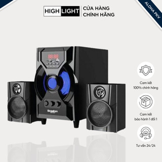 Loa máy tính bluetooth để bàn 2.0 bosston z203bt led rgb loa mini gaming nghe nhạc vi tính laptop có dây