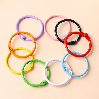 Set 3 khoen móc khoá đường kính 3cm nhiều màu