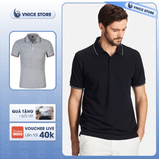 [Mã BMLT35 giảm đến 35K đơn 99K] Áo Polo Nam Vnicestore Vải Cotton Cao Cấp Bo Dày Dặn Chuẩn Form Áo Thun Cổ Bẻ Tay Ngắn