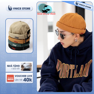 Mũ Tròn Vnicestore Phong Cách Hàn Quốc Trẻ Trung Dành Cho Cả Nam Và Nữ