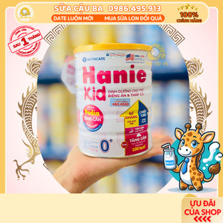 Sữa bột Nutricare Hanie Kid 0+ cho trẻ biếng ăn suy dinh dưỡng