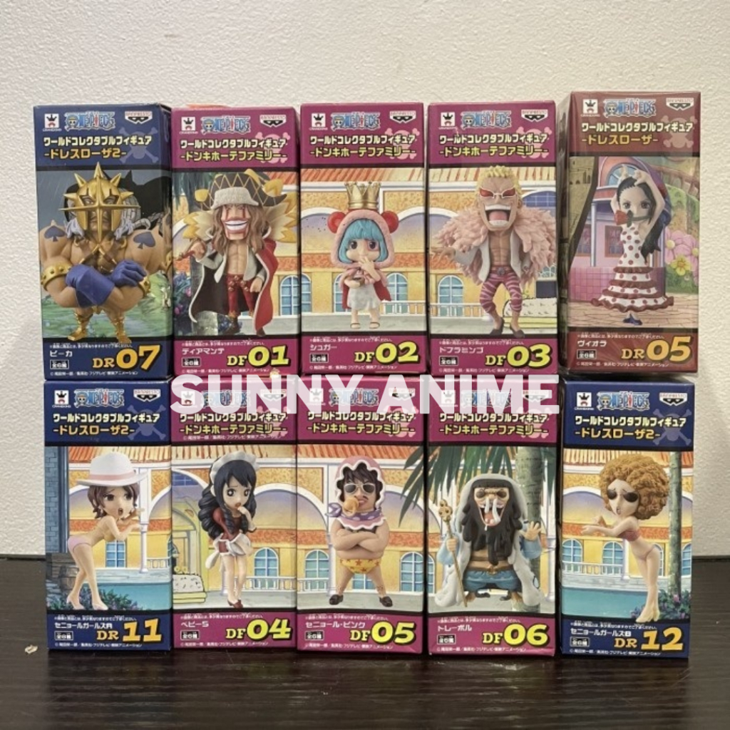 🔥 Mô hình One Piece Băng DONQUIXOTE DOFLAMINGO FAMILY chính hãng - Onepiece WCF -Mô hình wcf