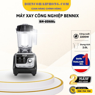 Máy xay sinh tố công nghiệp bennix bn- 206bl công suất 2200w