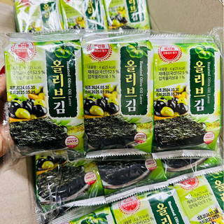 Lốc rong biển hàn quốc sấy giòn ăn liền