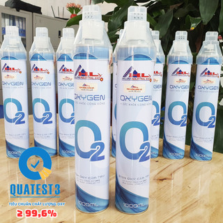 Bình oxy cầm tay, oxy y tế 1 lít , tiêu chuẩn quatest3 chất lượng oxy ≥ 99,6%,