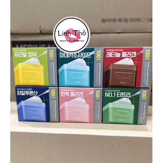 Bông Tẩy Da Chết Toner Pad Mediheal 100 Sheets Làm Dịu Nhanh/ Cấp Ẩm/ Làm Sáng Da
