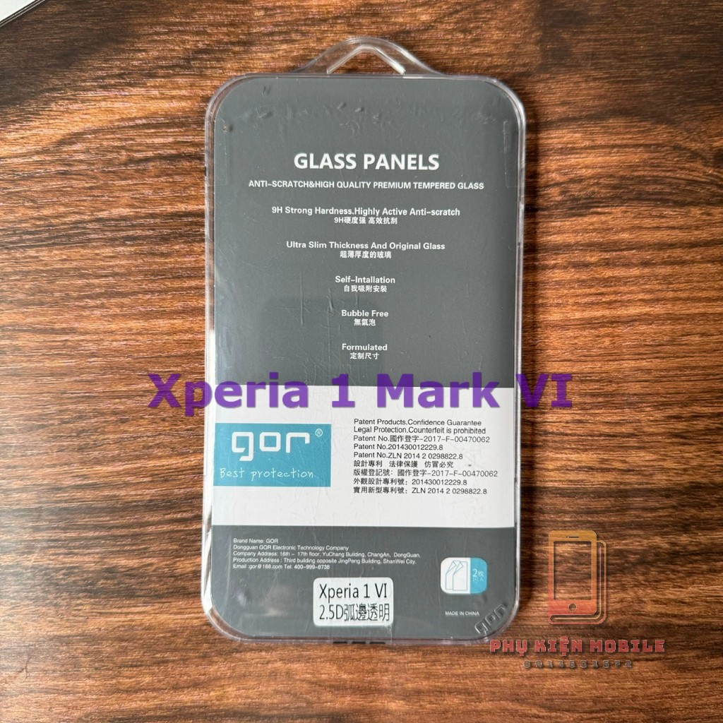 Bộ 2 kính cường lực Gor cho Sony Xperia 1 Mark VI ( Mark 6)