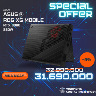 Egpu asus rog xg mobile nvidia geforce rtx 3080 laptop gpu 16g gddr6