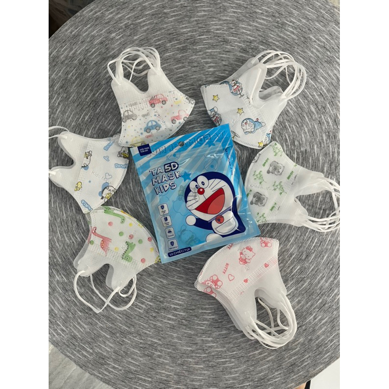 [ 5D Kid ] Khẩu trang 5D Trẻ em kháng khuẩn cho các bé