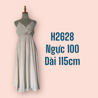 [Đầm 2hand] H2628 váy dây dạo phố đi biển ootd fairy