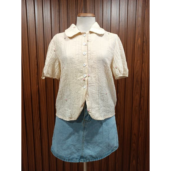 LOVITO thanh lý - Áo sơ mi kiểu bymo - Size M