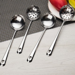 Muôi inox, muôi canh có tay cầm dài, muôi súp, muôi inox vàng, môi inox vàng, môi inox