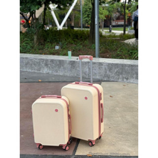 [ Nhựa tốt] [ Bao hành bể vỡ 1 năm] Vali kéo du lịch mẫu mới, đồng tông Size 20/24 tặng túi đựng giày.