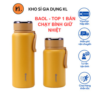  Bình giữ nhiệt Baol inox 304 cao cấp Bình giữ nhiệt 24h chính hãng 1000ml  1200ml  1500ml 