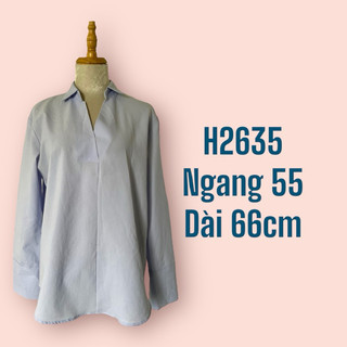 [sơmi 2hand] H2635 áo công sở nữ Hàn ootd ol grunge vintage retro